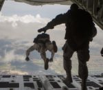 The Long Drop: U.S. Marines fly with multinational forces during Exercise Lone Paratrooper